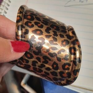 New Leopard Print Cuff Bracelet